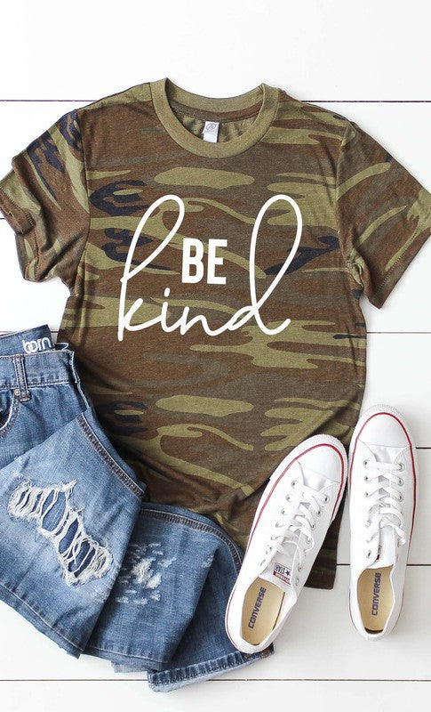 Be Kind Camo Tee